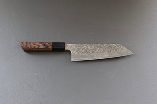 Takeshi Saji VG10 Damascus Bunka 165mm - Thecooksedges