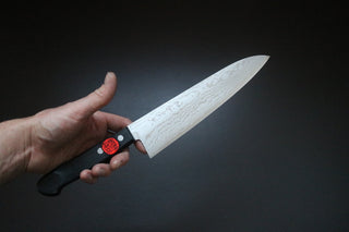 Shigeki Tanaka VG10 Damascus Western Handle Gyuto 210mm - Thecooksedges