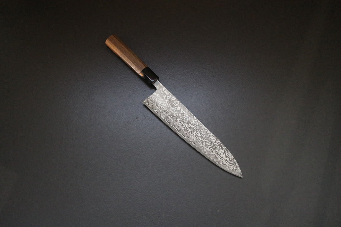 Shiro Kamo SG2 Damascus Gyuto 240mm - Thecooksedges