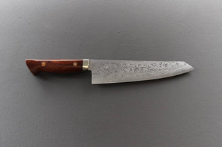 Yoshihiro Yauji Blue #2 Damascus Kiritsuke Gyuto 180mm - Thecooksedges