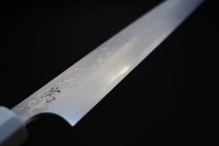 Yauji Yoshihiro Damascus Yanagiba 300mm - Thecooksedges