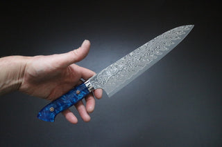 Yoshimi Kato SG2 Damascus Gyuto 210mm - Thecooksedges