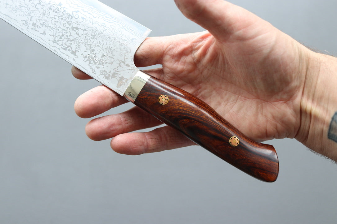 Yoshihiro Yauji Blue #2 Damascus Gyuto 240mm - Thecooksedges