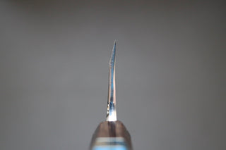 Yauji Yoshihiro Damascus Deba 180mm - Thecooksedges