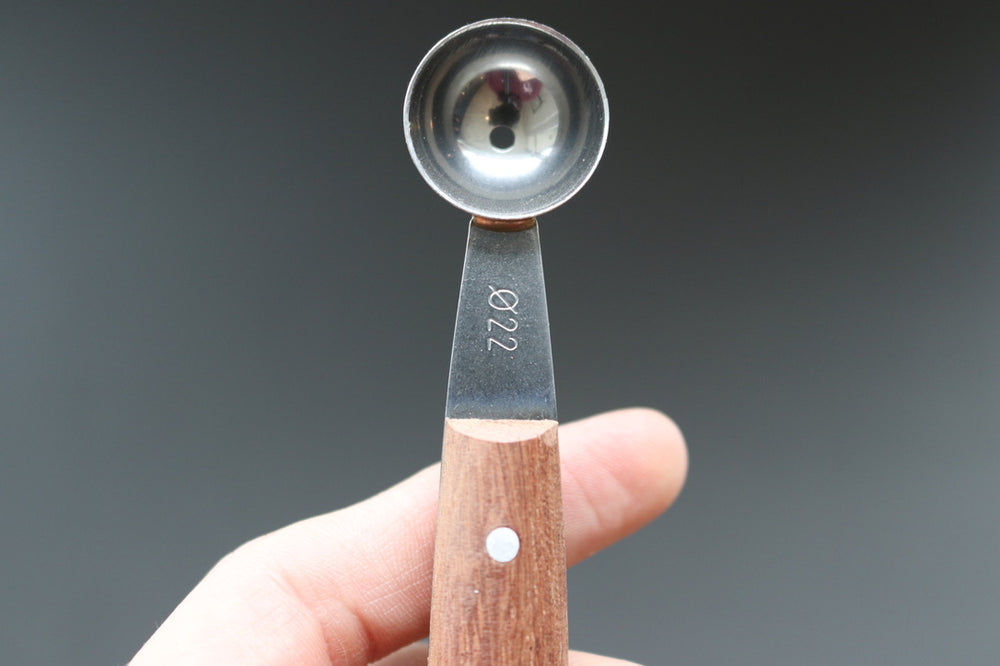 VICTORINOX ROSEWOOD HANDLE MELON BALLER - Thecooksedges