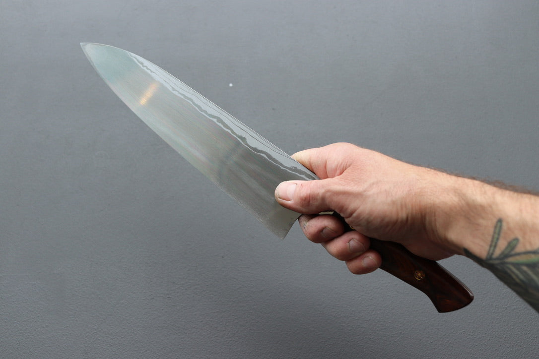 Yoshihiro Yauji Blue #2 Damascus Gyuto 240mm - Thecooksedges