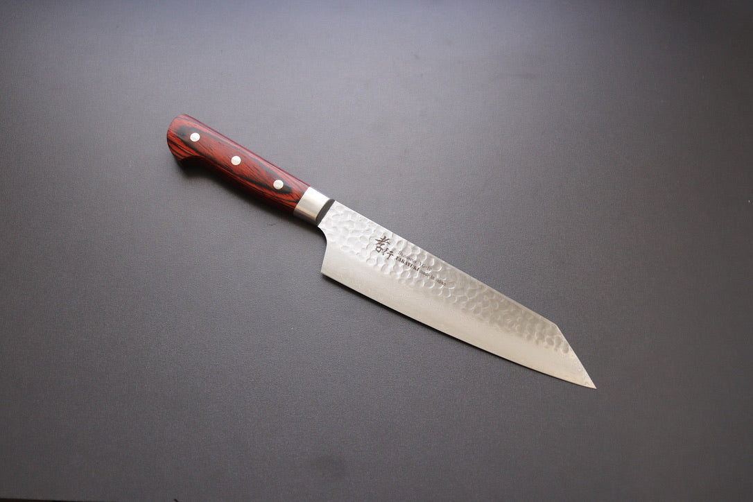 Sakai Takayuki 33 Layer damascus Kengata Gyuto 190mm - Thecooksedges