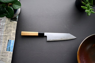 Nakagawa x Myojin Blue #1 Damascus Bunka 180mm - Thecooksedges
