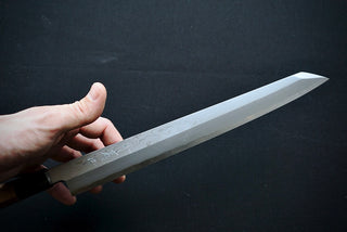 Sakai Kikumori White#1 Damascus Kiritsuke Yanagiba 300mm - Thecooksedges