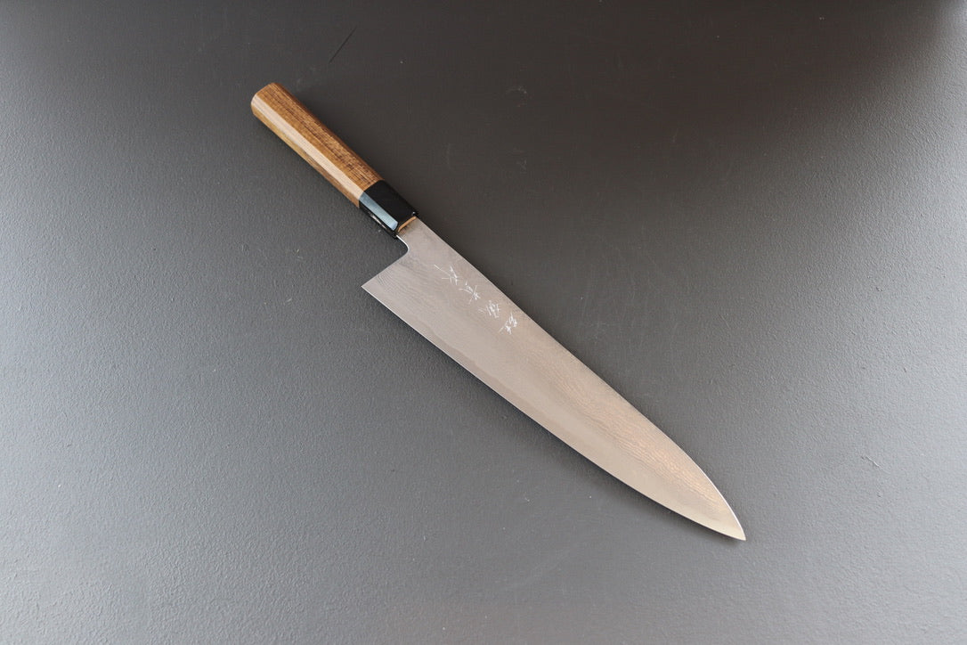 Shigeki Tanaka R2 Migaki Damascus Gyuto 270mm - Thecooksedges