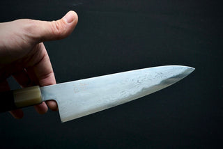 Komorebi Damascus Blue #1 Gyuto 210mm - Thecooksedges