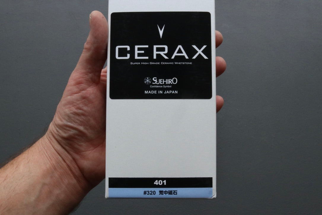 Suehiro Cerax 320 Grit 205×73×50mm - Thecooksedges