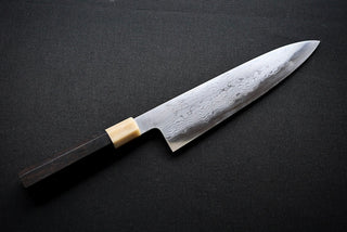 Komorebi Damascus Blue #1 Gyuto 240mm - Thecooksedges