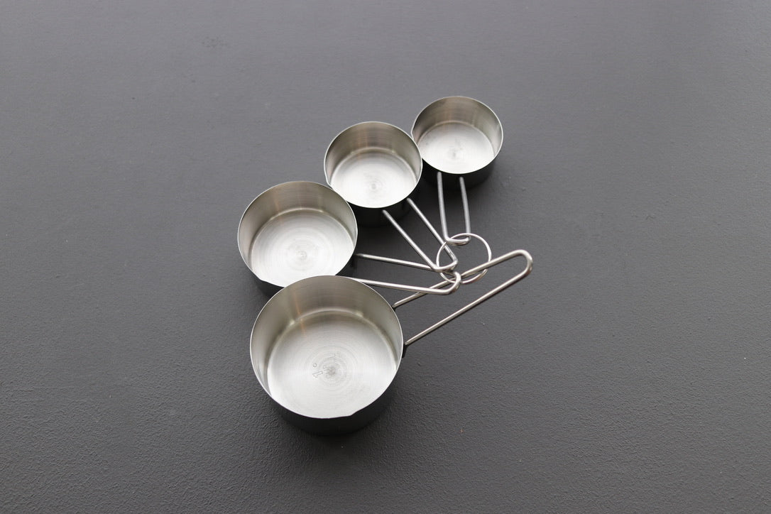Stainless Steel Measuring cups w/ Wire Handles - Thecooksedges