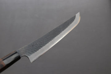 Nigara Hamono SG2 Kurouchi Tsuchime Sakimaru Sujihiki 270mm - Thecooksedges