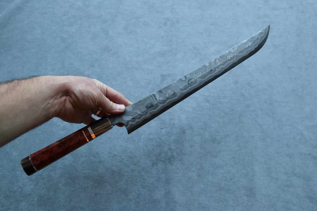 Nigara Hamono Troll Killer Sakimaru Yanagiba 360mm - Thecooksedges