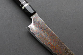 Nigara Hamono Aogami #2 Rainbow Damascus Kiritsuke Gyuto 240mm - Thecooksedges