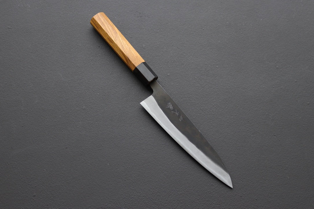 Shiro Kamo AS Kurouchi Petty 150mm - Thecooksedges