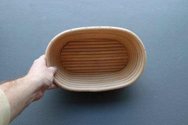 European Banneton, Bread Proofing Baskets, Natural Rattan, Oval - Thecooksedges