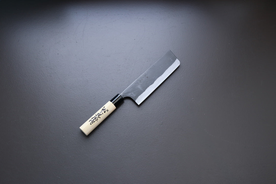 Kaji-bei Kurouchi Nakiri 165mm - Thecooksedges