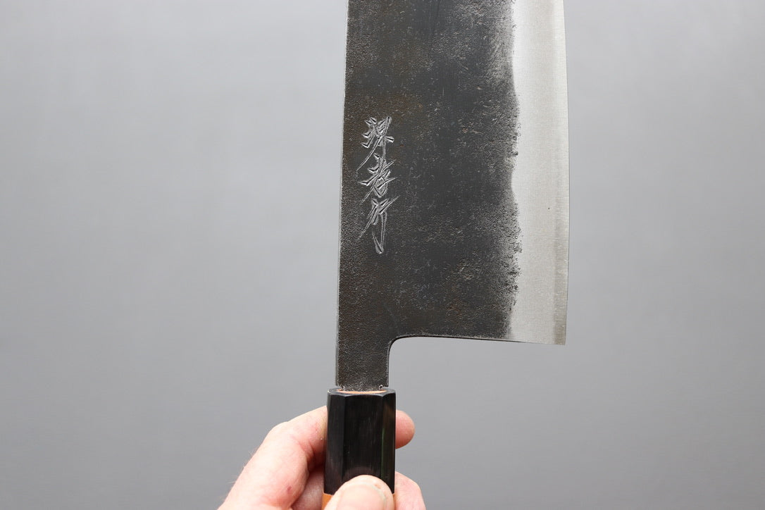 Sakai Takayuki Kurouchi Tall Bunka 180mm - Thecooksedges