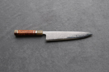 Hatsukokoro Hyomon Damascus Gyuto 240mm - Thecooksedges