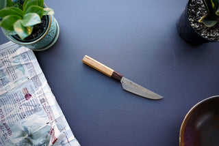 Sakai Takayuki 33 Layer Damascus Wa Steak Knife 120mm - Thecooksedges