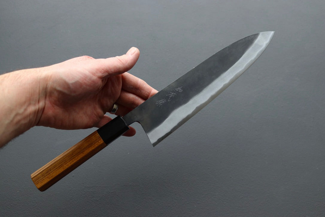 Kamo Shiro AS Kurouchi Gyuto 210mm - Thecooksedges