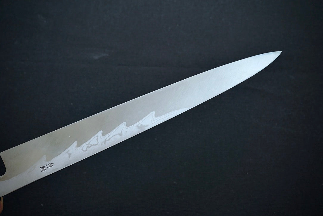 Sakai Kikumori White#1 Damascus Yanagiba 300mm - Thecooksedges