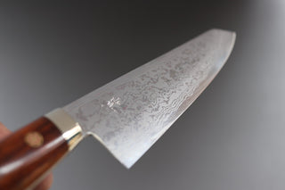 Yoshihiro Yauji Blue #2 Damascus Kiritsuke Gyuto 180mm - Thecooksedges
