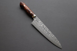 Yoshimi Kato SG2 Damascus Gyuto 210mm - Thecooksedges