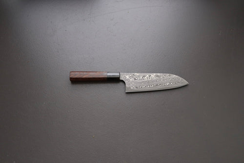 Nigara Hamono SG2 Damascus Santoku 180mm - Thecooksedges