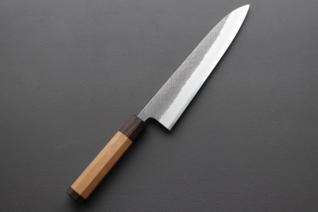 Yoshikane White #2 Kurouchi Tuschime Gyuto 240mm - Thecooksedges