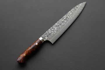 Yoshimi Kato SG2 Damascus Gyuto 210mm - Thecooksedges