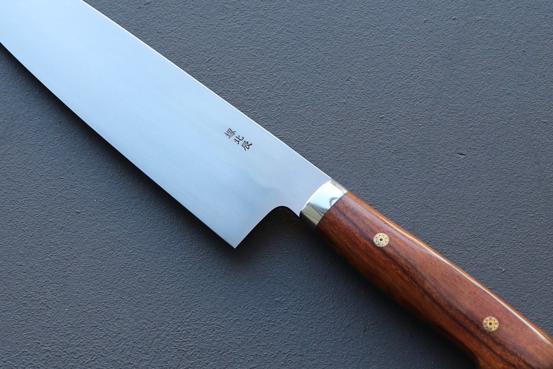 Yoshikazu Ikeda White#3 Namiukashi Gyuto 210mm - Thecooksedges