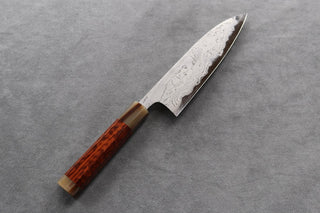 Hatsukokoro White#2 Damascus Santoku - Thecooksedges
