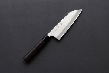 Kaji-bei Migaki Santoku 165mm - Thecooksedges