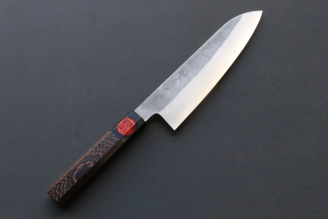 Shigeki Tanaka Nashiji Santoku 180mm - Thecooksedges