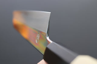Sakai Kikumori CHOYO Kiritsuke Santoku 180mm - Thecooksedges