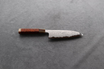 Hatsukokoro White#2 Damascus Santoku - Thecooksedges