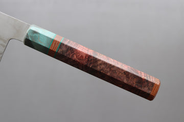 Shigeki Tanaka VG10 Damascus Gyuto 240mm w/Custom Handle - Thecooksedges