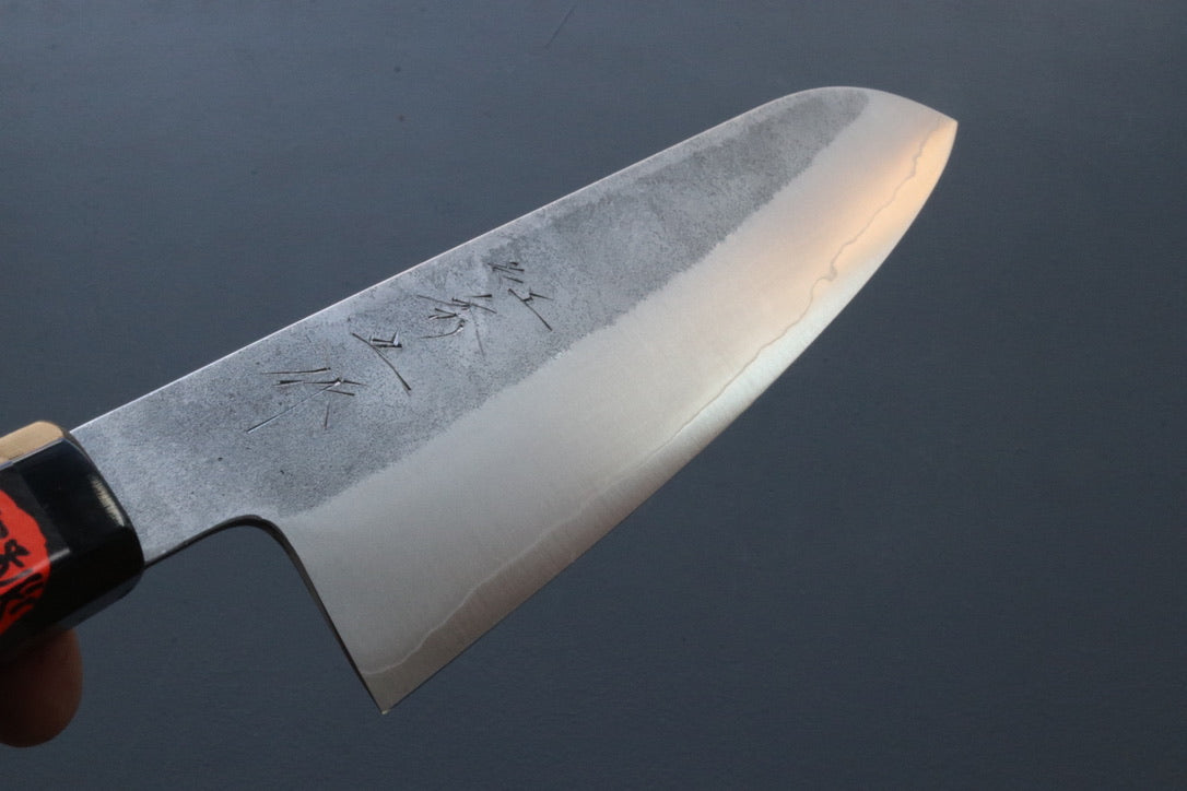 Shigeki Tanaka Nashiji Santoku 180mm - Thecooksedges