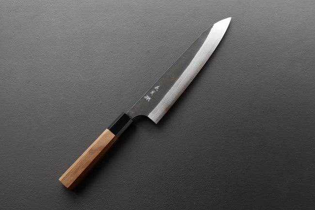 Yoshimi Kato Damascus Kurouchi AS Gyuto 210mm - Thecooksedges