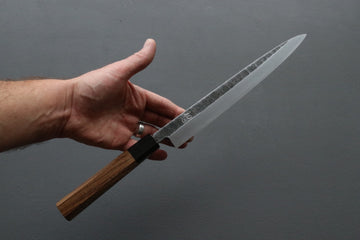 Hatsukokoro Single Bevel Kurouchi Yanagiba 240mm - Thecooksedges