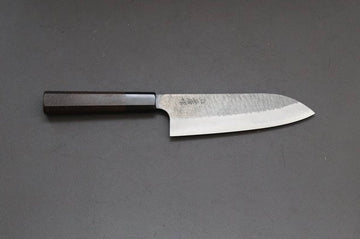 Nigara Hamono Kurouchi SG2 Santoku 180mm - Thecooksedges