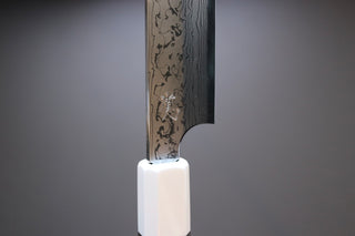 Yauji Yoshihiro Damascus Yanagiba 300mm - Thecooksedges