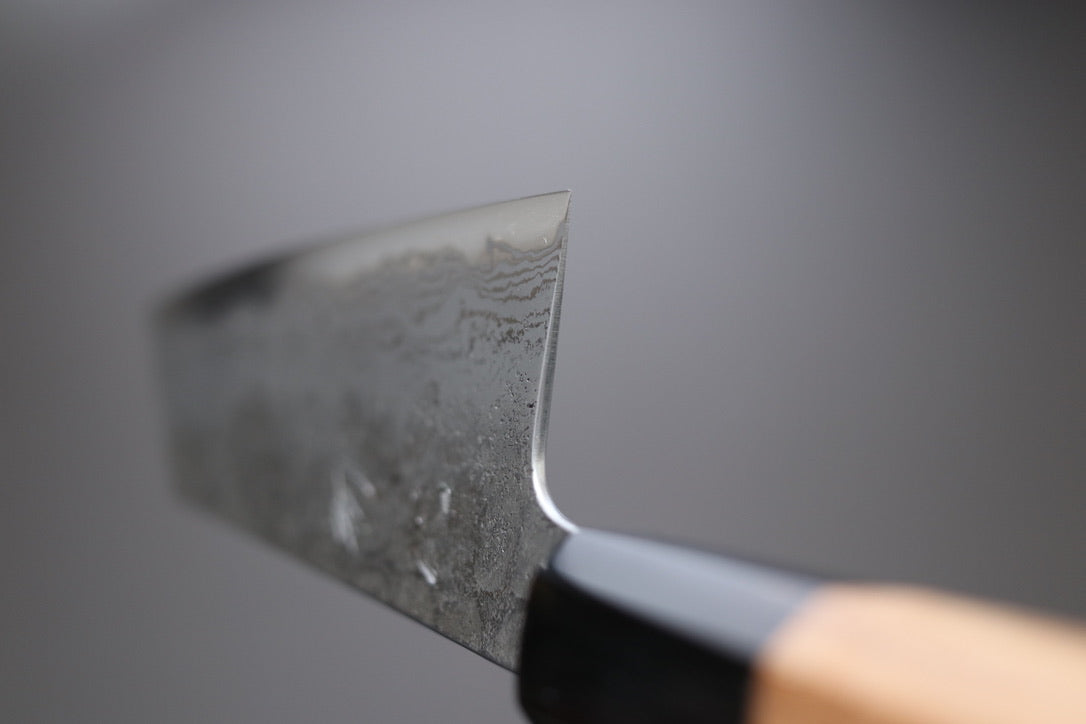 Hatsukokoro Inazuma AS Damascus Bunka 180mm - Thecooksedges