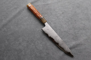 Hatsukokoro Hyomon Damascus Gyuto 210mm - Thecooksedges
