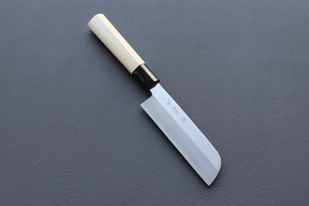 Sakai Kikumori Kawamuki Peeling Knife 135mm - Thecooksedges