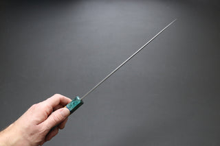 Sakai Kikumori Nashiji Gyuto 240mm Custom Handle - Thecooksedges